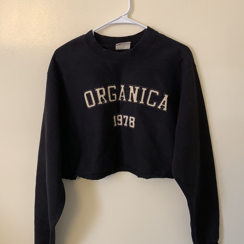 vintage cropped crew neck, size SM
